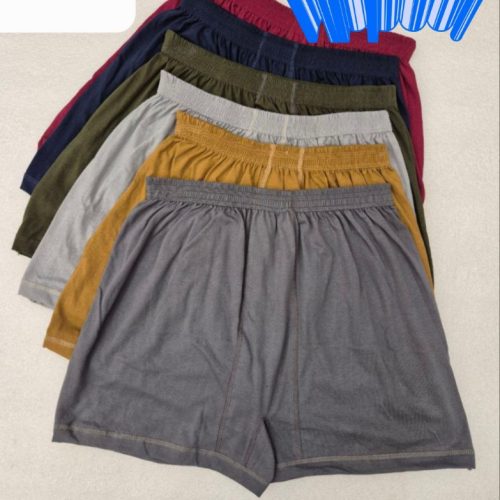 فروش عمده شورت پادار مردانه نخی اعلا سایز بزرگ کد 132730