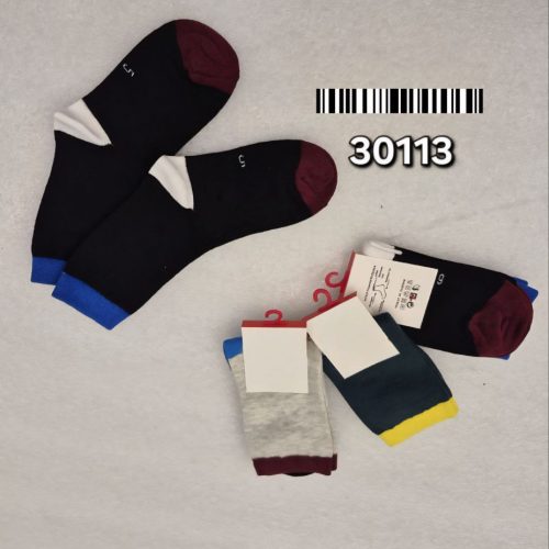 جوراب نیم ساق پسرانه کد 133763 - خرید جوراب پسرانه عمده