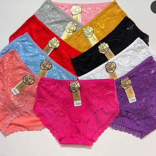 شورت نخی جلو دانتل طرح رز برند ✨️ کد 133801 - خرید شورت زنانه عمده