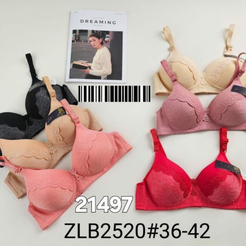 سوتین اسفنجی بدون فنر اعلا کد 134141 - خرید سوتین زنانه عمده