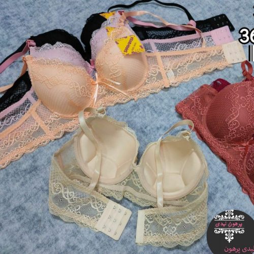 سوتین اسفنجی فنردار اعلاء کد 134143 - خرید سوتین زنانه عمده