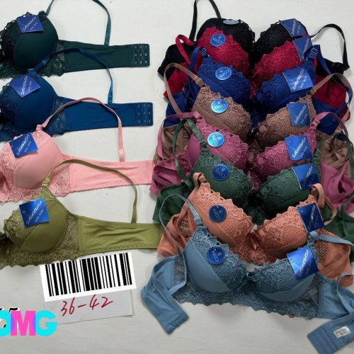 سوتین اسفنجی فنردار اعلاء 38-44 cup.b کد 134147 - خرید شورت و سوتین زنانه عمده