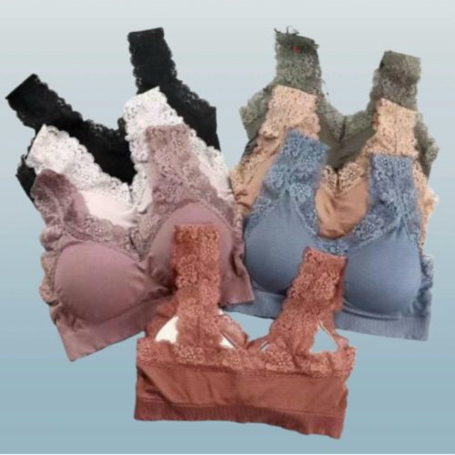 نیم تنه دانتل اعلاء دخترانه ♦️دارای پدمتحرک کد 134160 - خرید سوتین دخترانه عمده