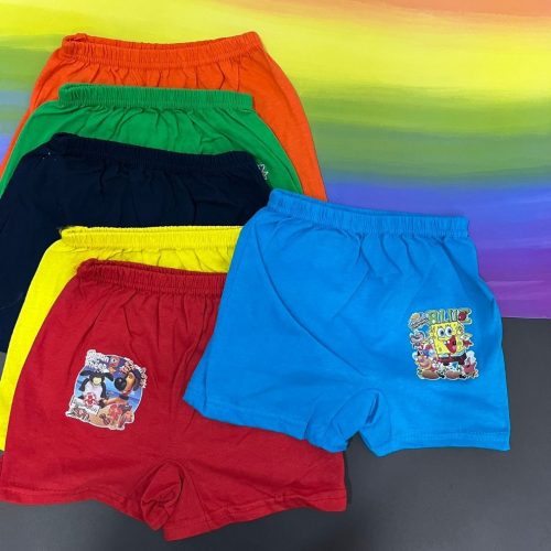 شورت پسرانه پادار نخ سوپر 10435 کد 136722 - خرید شورت پسرانه عمده