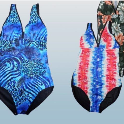 مایو کاپدار فانتزی 60159♦️6 رنگ وطرح مختلف و متفا کد 136719 - خرید نیم تنه زنانه عمده