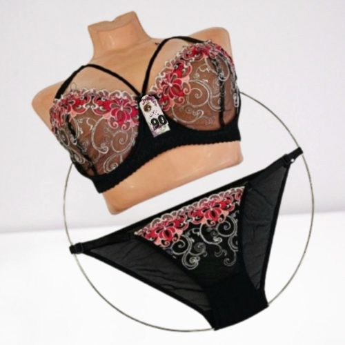 ست تور گاز فنردار کد 137330 - خرید شورت و سوتین زنانه عمده