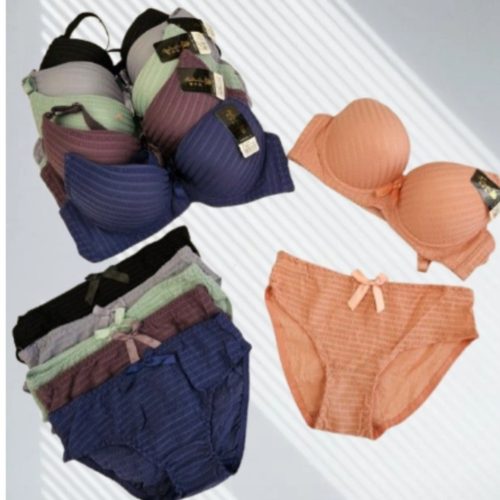 ست اسفنجی  فنردار کد 138145 - خرید شورت و سوتین زنانه عمده