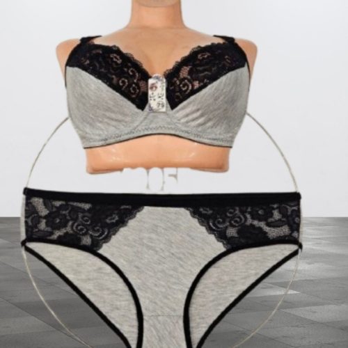 ست ملانژ  فنردار کد 140088 - خرید شورت و سوتین زنانه عمده