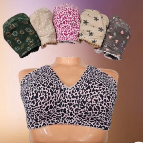 سوتین تمام چاپ زیر نخ اعلا کد 140151 - خرید سوتین زنانه عمده