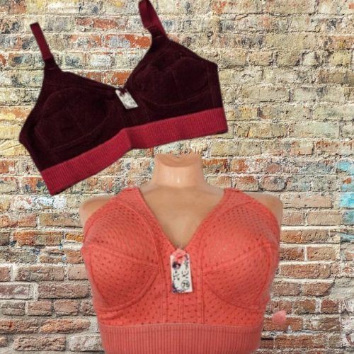 سوتین نخی سوزنی کش پهن زنانه کد 140272 - خرید سوتین زنانه عمده