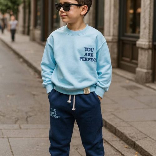 👕 بلوزشلوار پسرانه 🌱 کد 138362 - خرید ست بلوز شلوار پسرانه عمده