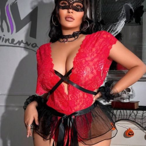 کاستوم فانتزی کد 139102 - خرید لباس خواب زنانه عمده