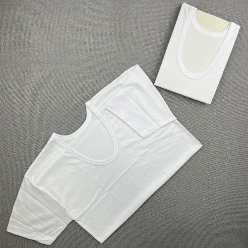 زیرپوش نیم آستین سفید کد 139222 - خرید زیر پوش مردانه عمده