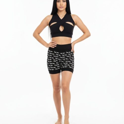 ست تاب و شلوارک اسپرت کد 139456 - خرید ست تاب شلوارک زنانه عمده