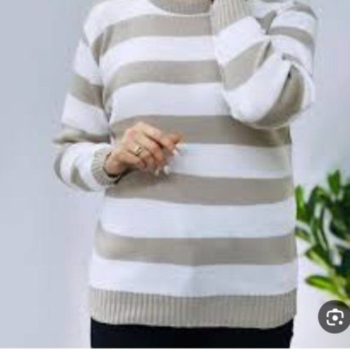 فروش عمده بلوز بافت خطی کد 132530