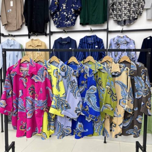 فروش عمده مانتوطرح ترمه کد 132542