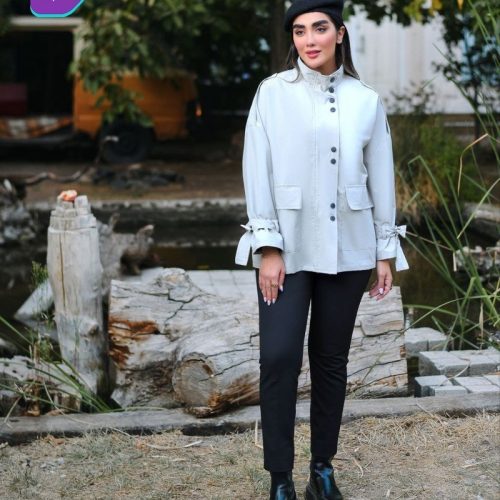 خرید عمده بارانی آستین گره ای آداگ زنانه