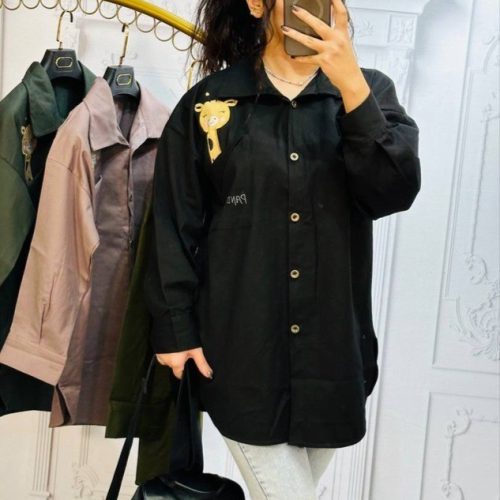 خرید عمده مانتو جیب گلدوزی زنانه