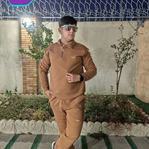 خرید عمده ست یقه دار نیم زیپ مثلثی مردانه
