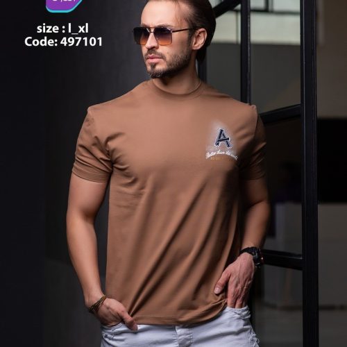 خرید عمده تیشرت مردانه یقه گرد