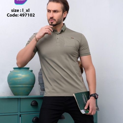 خرید عمده تیشرت مردانه یقه دار