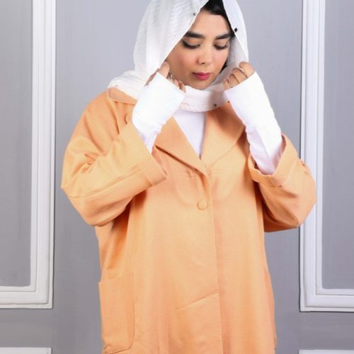 خرید عمده مانتو زنانه یقه انگلیسی کج راه - تونیک زنانه عمده