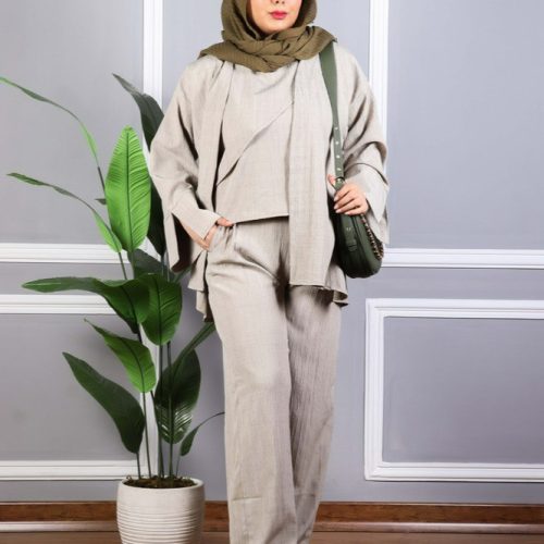 خرید عمده ست زنانه کراش رنگی - کت و شلوار زنانه عمده