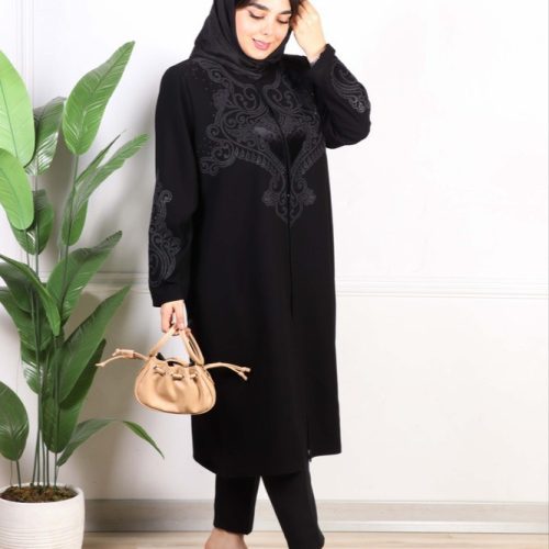خرید عمده مانتو زنانه گلدوزی - مانتو زنانه عمده