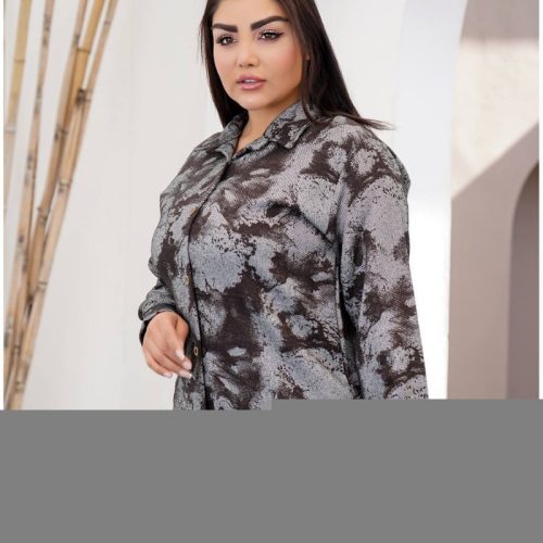 مانتو قواره دار منیر کد 140565 - خرید مانتو زنانه عمده