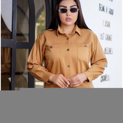 مانتو جلو دور جیب کد 140566 - خرید مانتو زنانه عمده