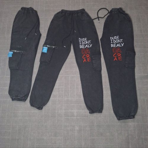 شلوار پسرانه گلدوزی زیپ کد 140019 - خرید شلوار مردانه عمده