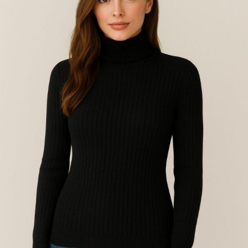 بلوز استین دار یقه اسکی کد 134698 - خرید بلوز تک زنانه عمده