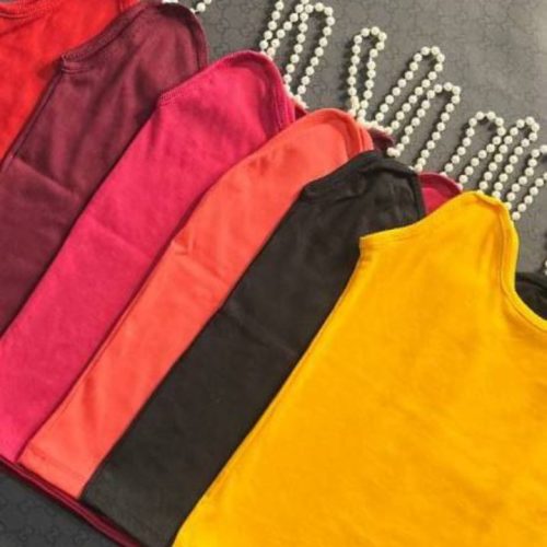 کراپ تاپ بند مروارید کد 136144 - خرید تاپ و تیشرت زنانه عمده