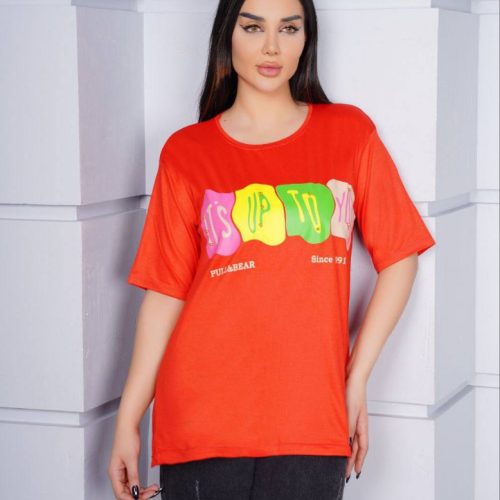 تیشرت ۱۰۸۰۰۳۰ کد 136302 - خرید تاپ و تیشرت زنانه عمده