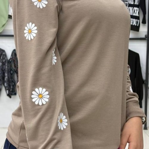 بلوز چاپ دار کد 137170 - خرید بلوز تک زنانه عمده