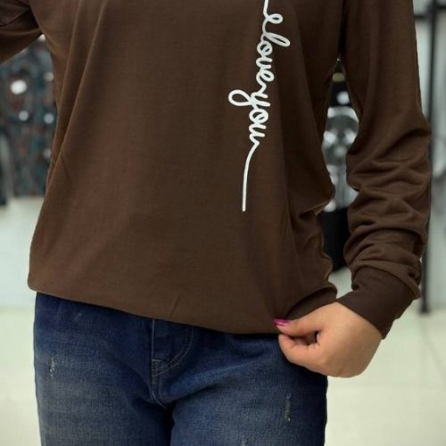 بلوز چاپ دار کد 137173 - خرید بلوز تک زنانه عمده