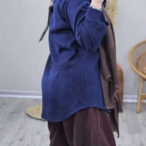 مانتو کبریتی ترلان کد 135304 - خرید مانتو زنانه عمده