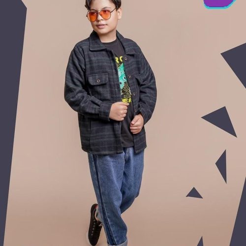 خرید عمده سوئیشرت یقه عصایی پسرانه