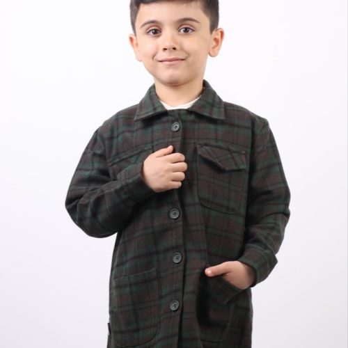 خرید عمده پالتو چهار جیب یقه دار