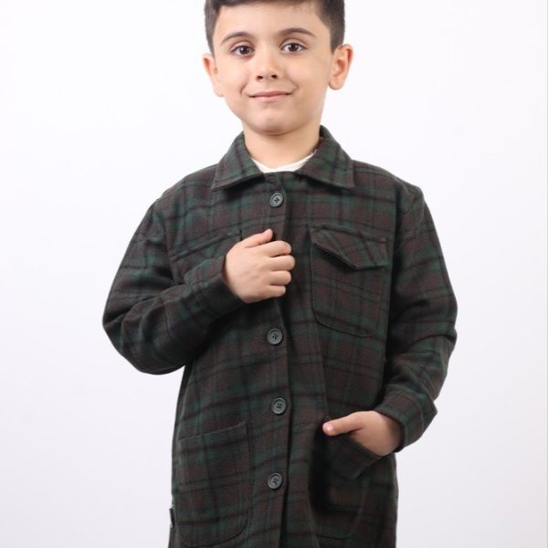 خرید عمده پالتو چهار جیب یقه دار