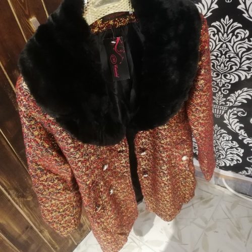 پالتو بافت ضخیم کد 135716 - خرید کاپشن و هودی زنانه عمده