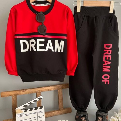 فروش عمده ست بلوز شلوار دخترانه پسرانه DREAM - ست بلوز شلوار پسرانه عمده