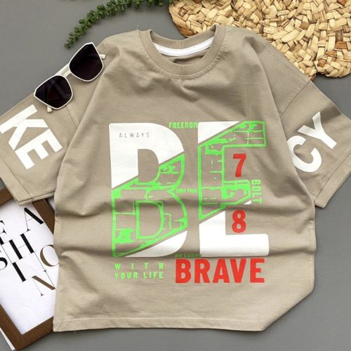 فروش عمده بلوز تک پسرانه be brave - بلوز تک پسرانه عمده