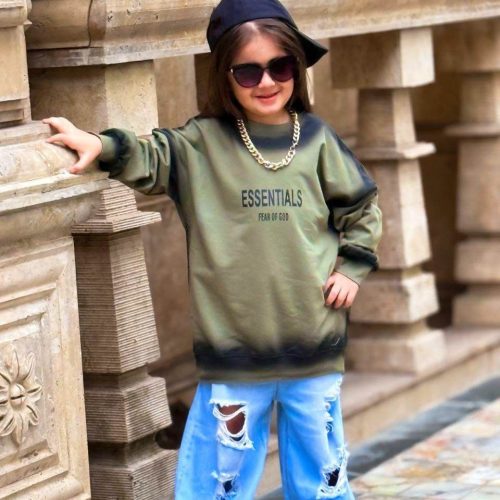 فروش عمده بلوز تک لش دخترانه پسرانه ESSENTIAL کد 132353