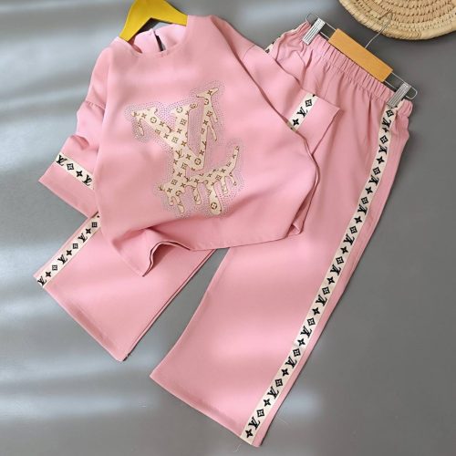 فروش عمده ست بلوز شلوار دخترانه مازراتی LV کد 132356