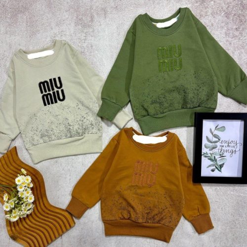 فروش عمده بلوز تک دخترانه miu miu کد 132830