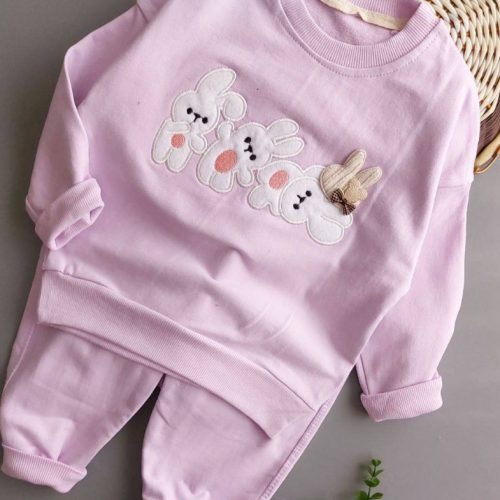فروش عمده ست بلوز شلوار دخترانه خرگوش کد 132845