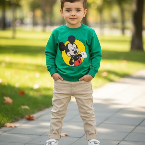 فروش عمده بلوز تک اسپرت دخترانه پسرانه میکی موس کد 133043