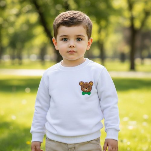 بلوز تک اسپرت پسرانه تو کرکی گلدوزی کد 134408 - خرید بلوز تک پسرانه عمده