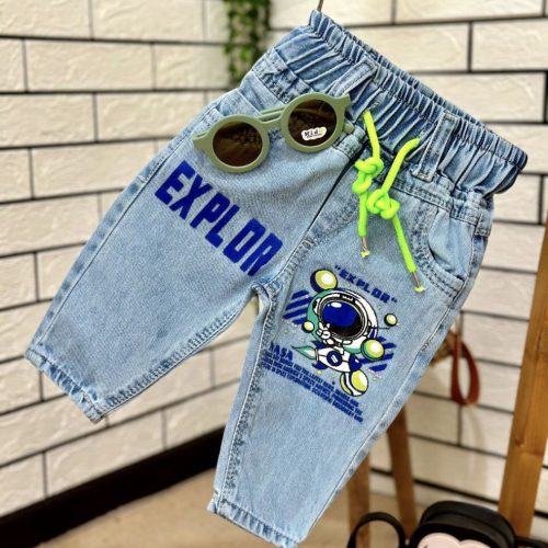 شلوار جین مام استایل دخترانه پسرانه کد 135200 - خرید شلوار و شلوارک پسرانه عمده